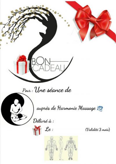 Bon cadeau Harmonie Massage